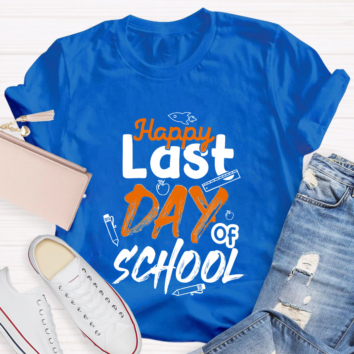 Happy Last Day Of School Ruler T-Shirt