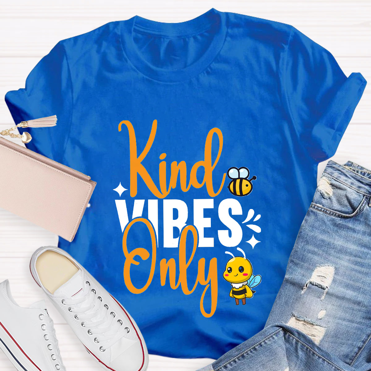 Kind Vibes Only Teacher T-Shirt