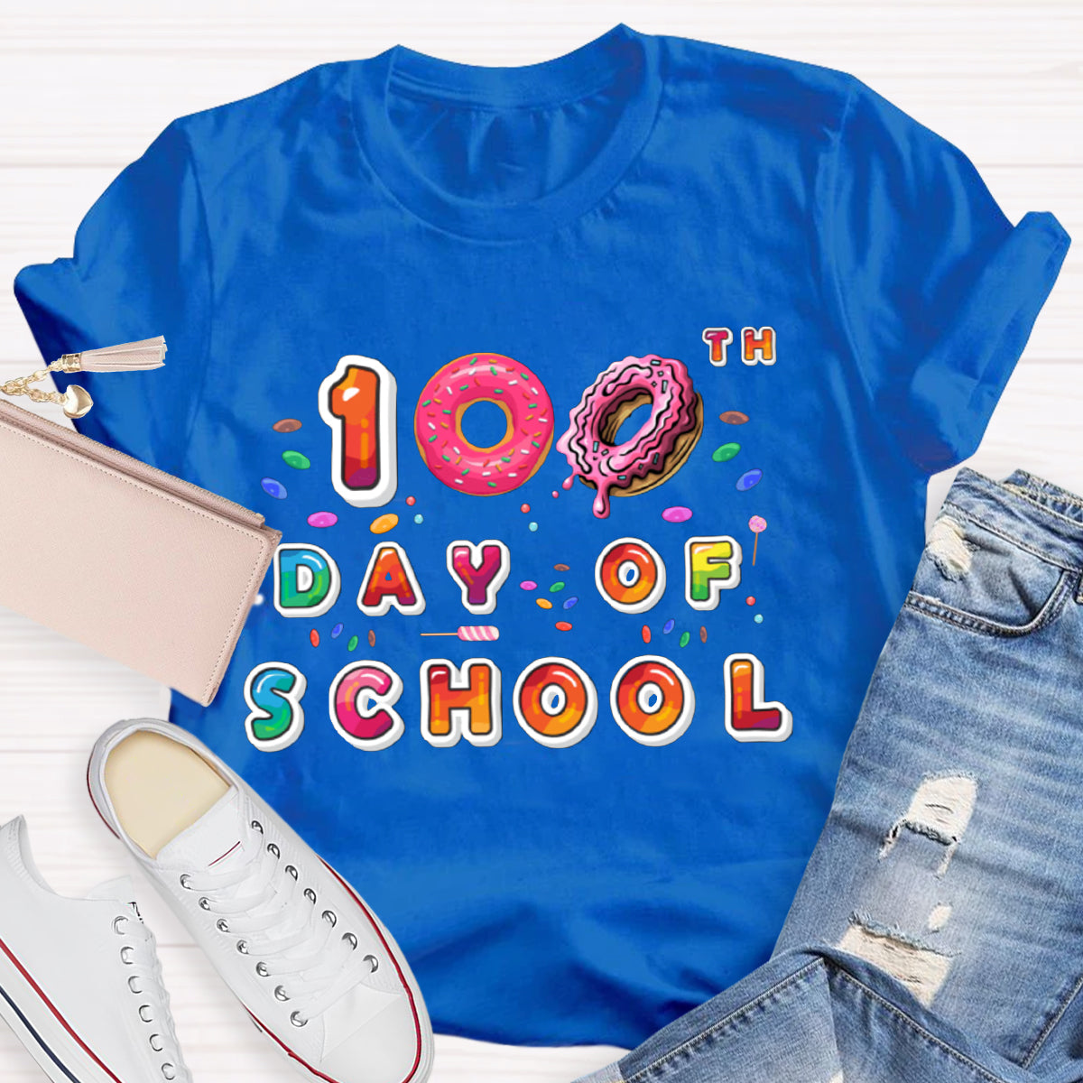 100th Day Of School Donut T-Shirt