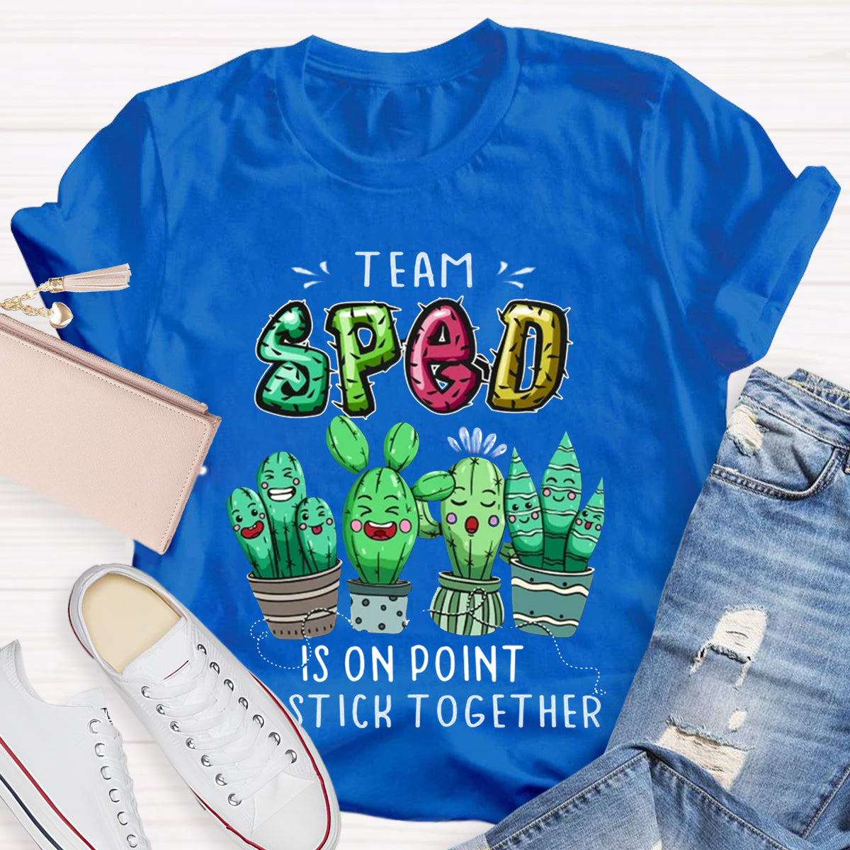 Sped Team Is On Point We Stick Together T-Shirt