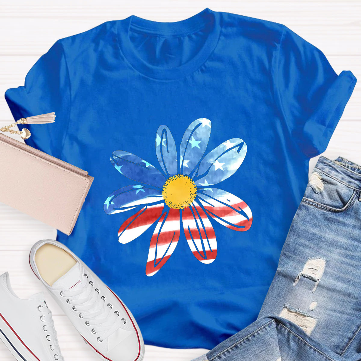 Patriotic Sunflower T-Shirt