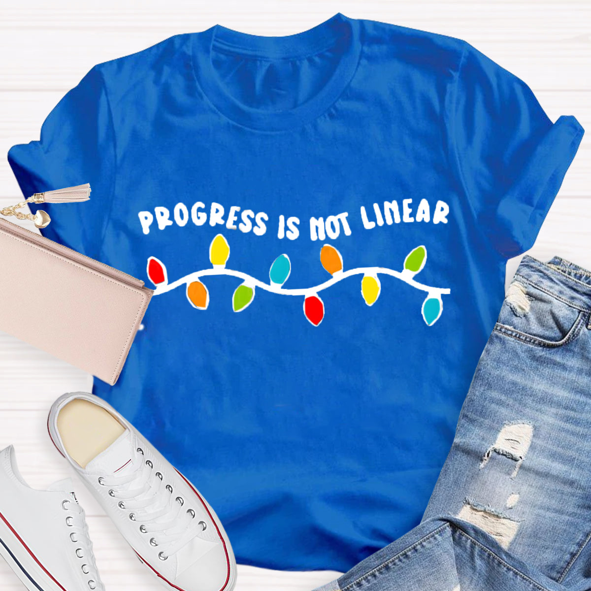 Progress Is Not Linear Test Day T-Shirt