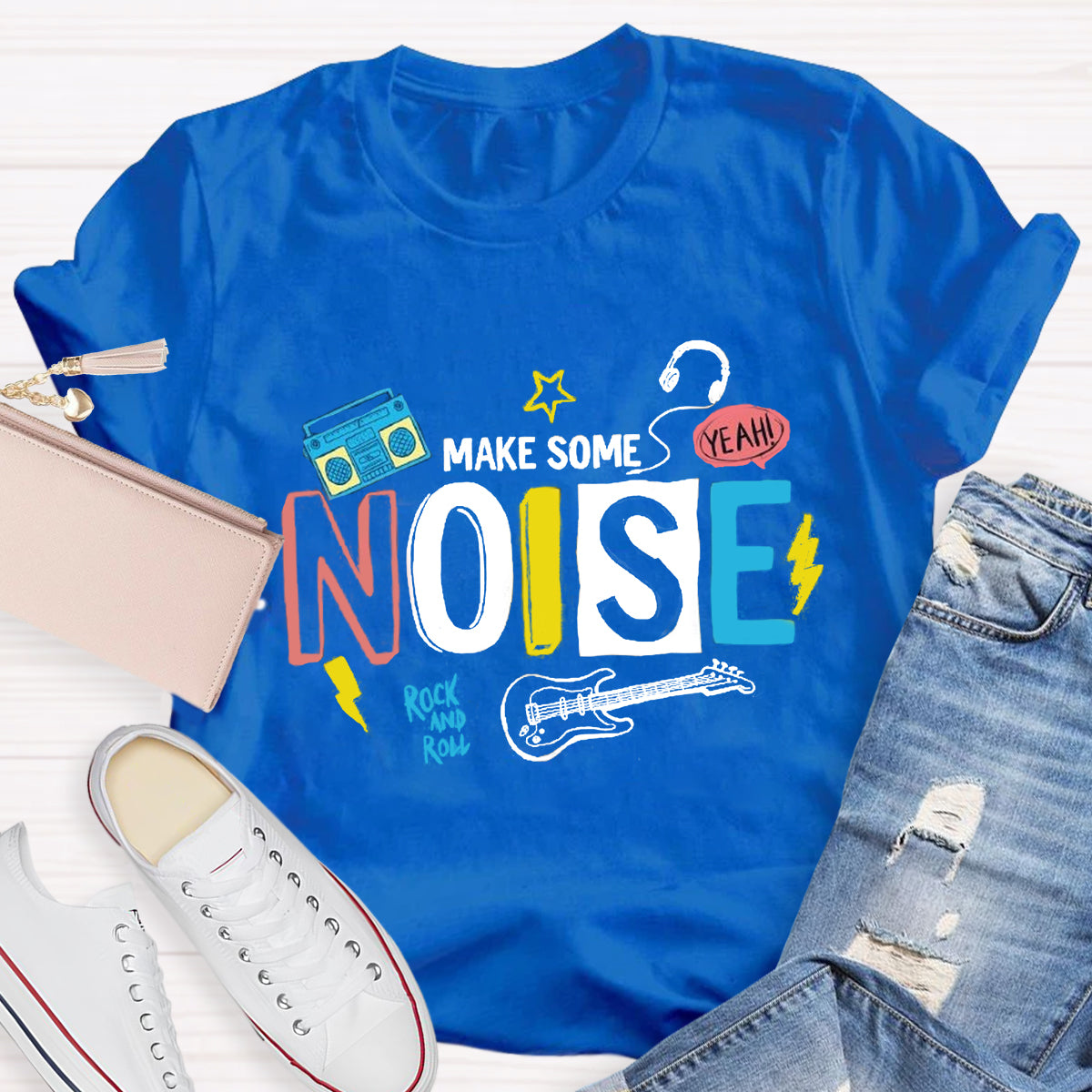 Make Some Noise Music Teacher T-Shirt