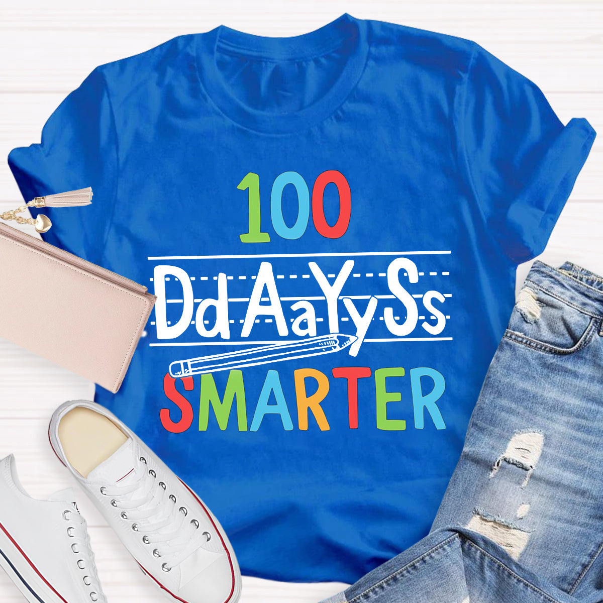 100 Days Smarter Teacher T-Shirt