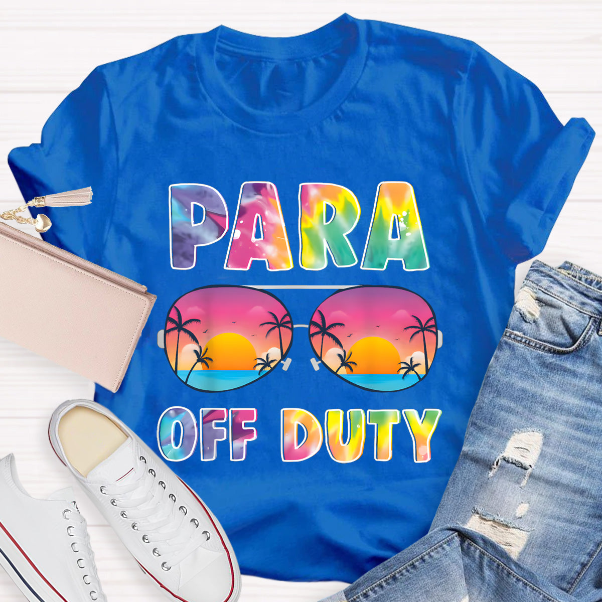 Para Off  Duty Teacher T-Shirt