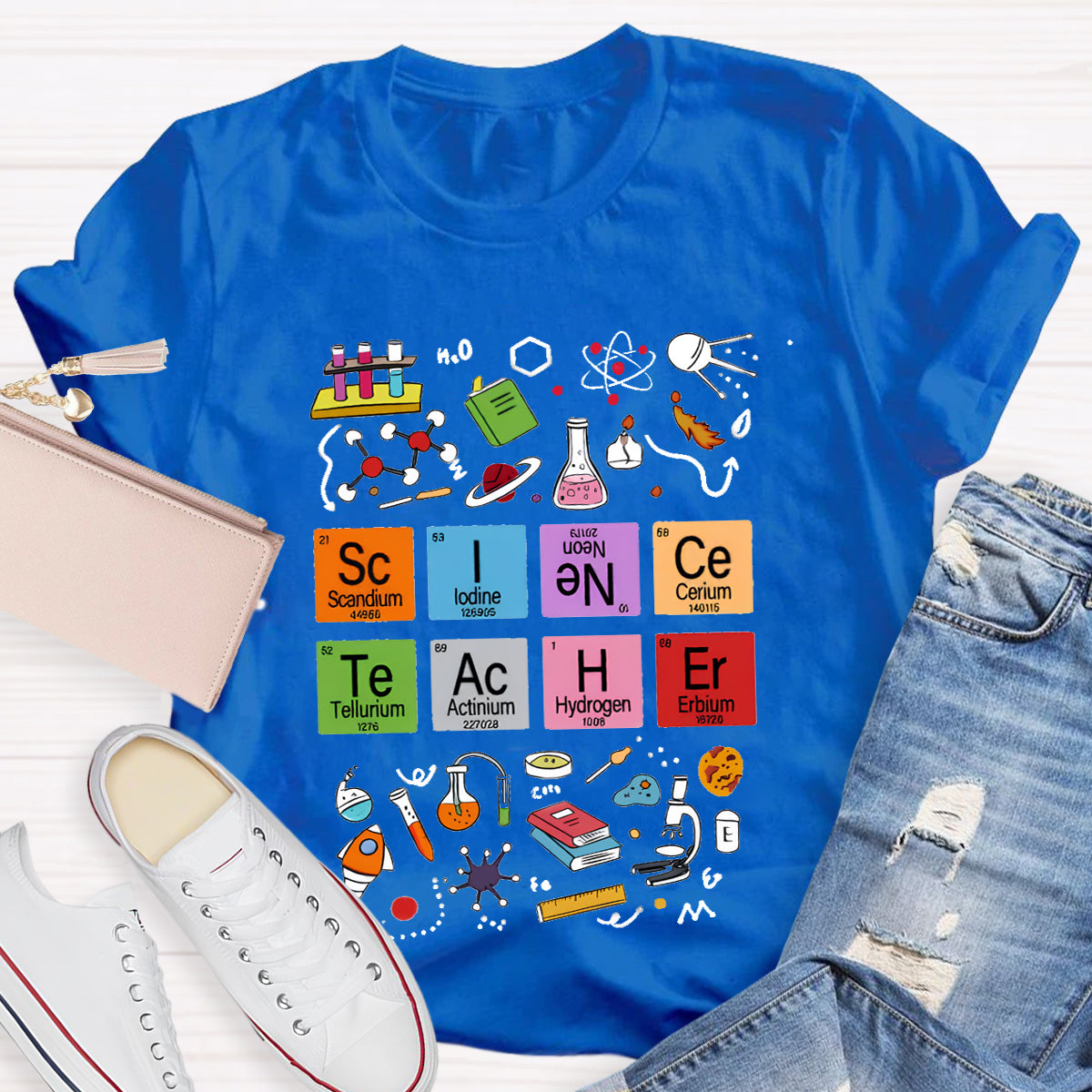 Science Teacher Play With These Equipments T-Shirt