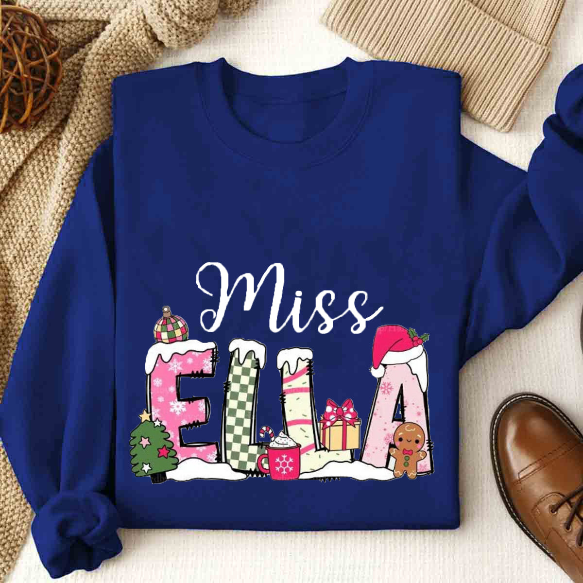 Personalized Name Christmas Sweatshirt