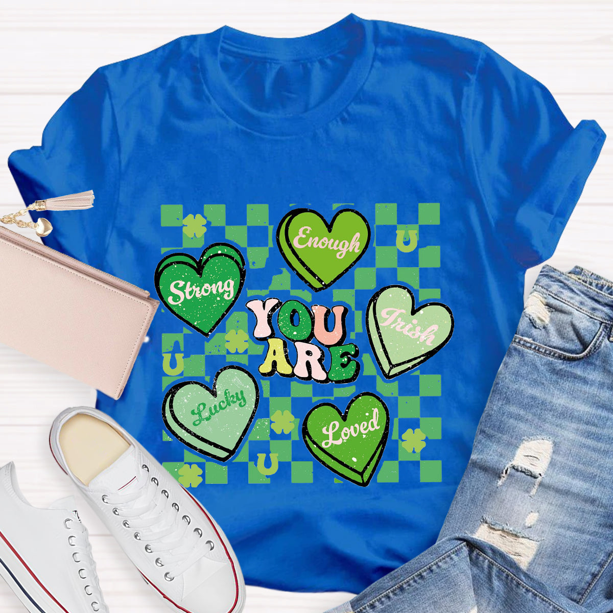 Retro Lucky Charm You Are Loved T-Shirt