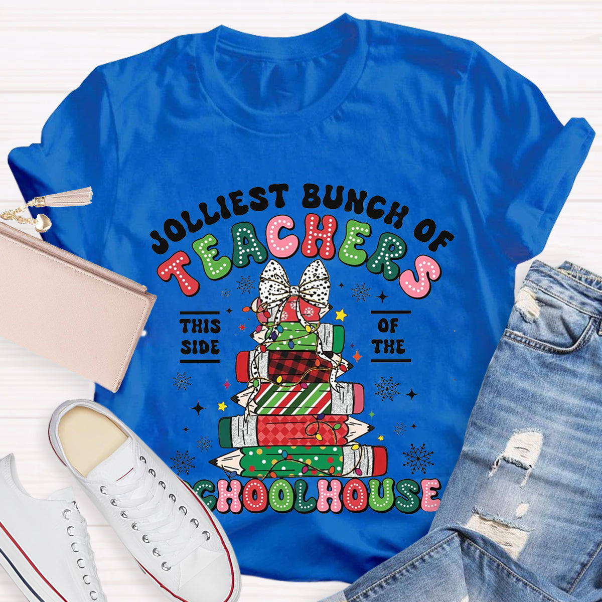 Jolliest Bunch of Teachers Teacher T-Shirt