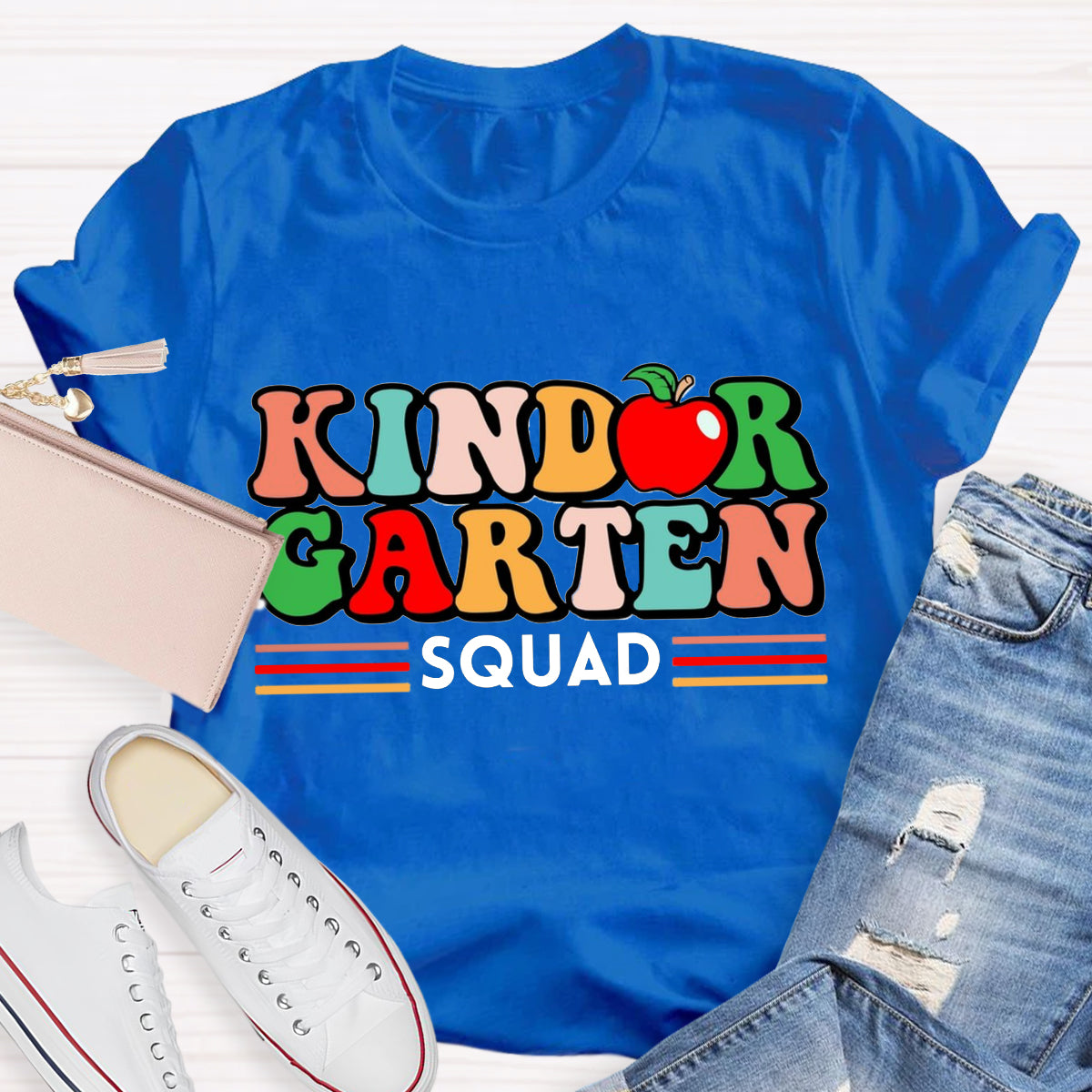 Personalized Grade Teacher Squad  T-Shirt