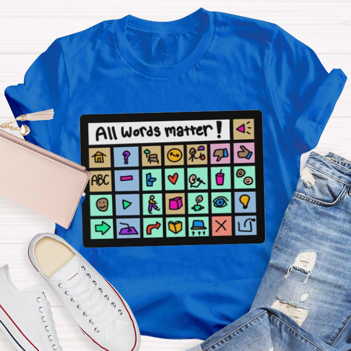 All Words Matter Teacher T-Shirt