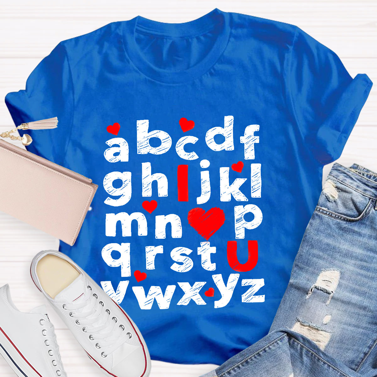 I Love You Alphabet T-Shirt