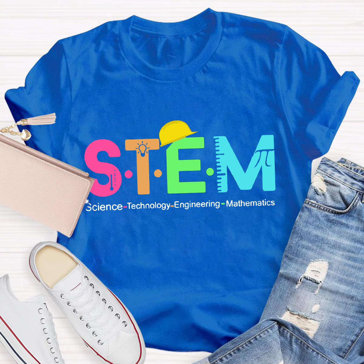 Science Technology Engineering Mathematics Teacher T-Shirt