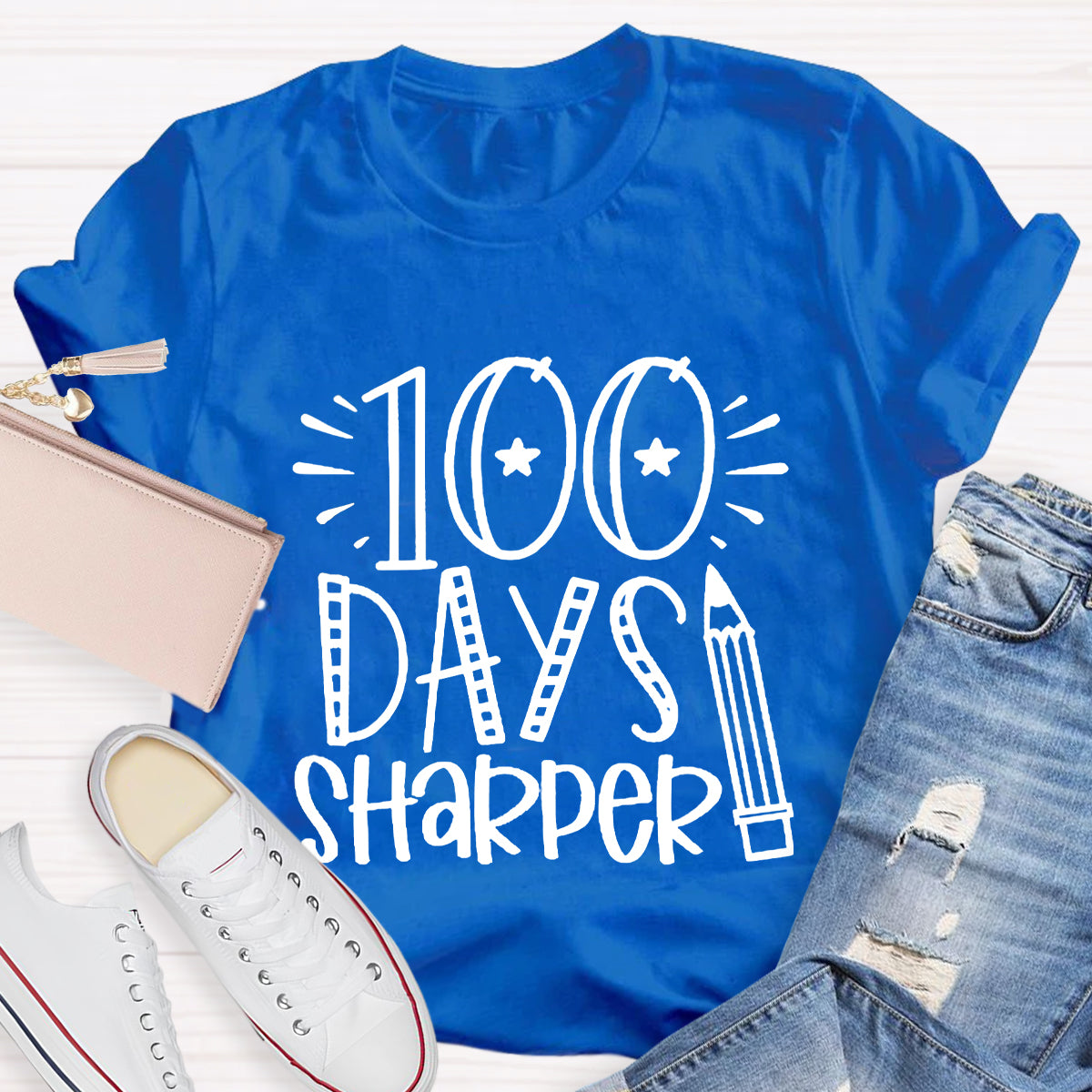 100 Days Sharper Teacher T-Shirt