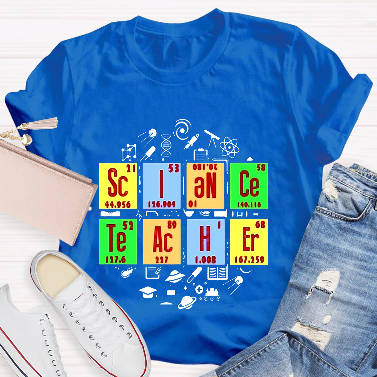 Science Teacher Periodic Table T-Shirt