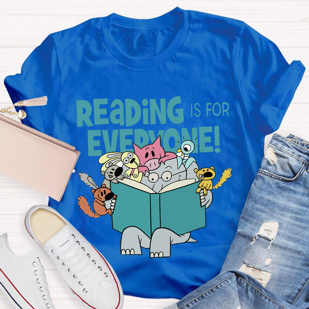 Reading Is For Everyone Teacher T-Shirt