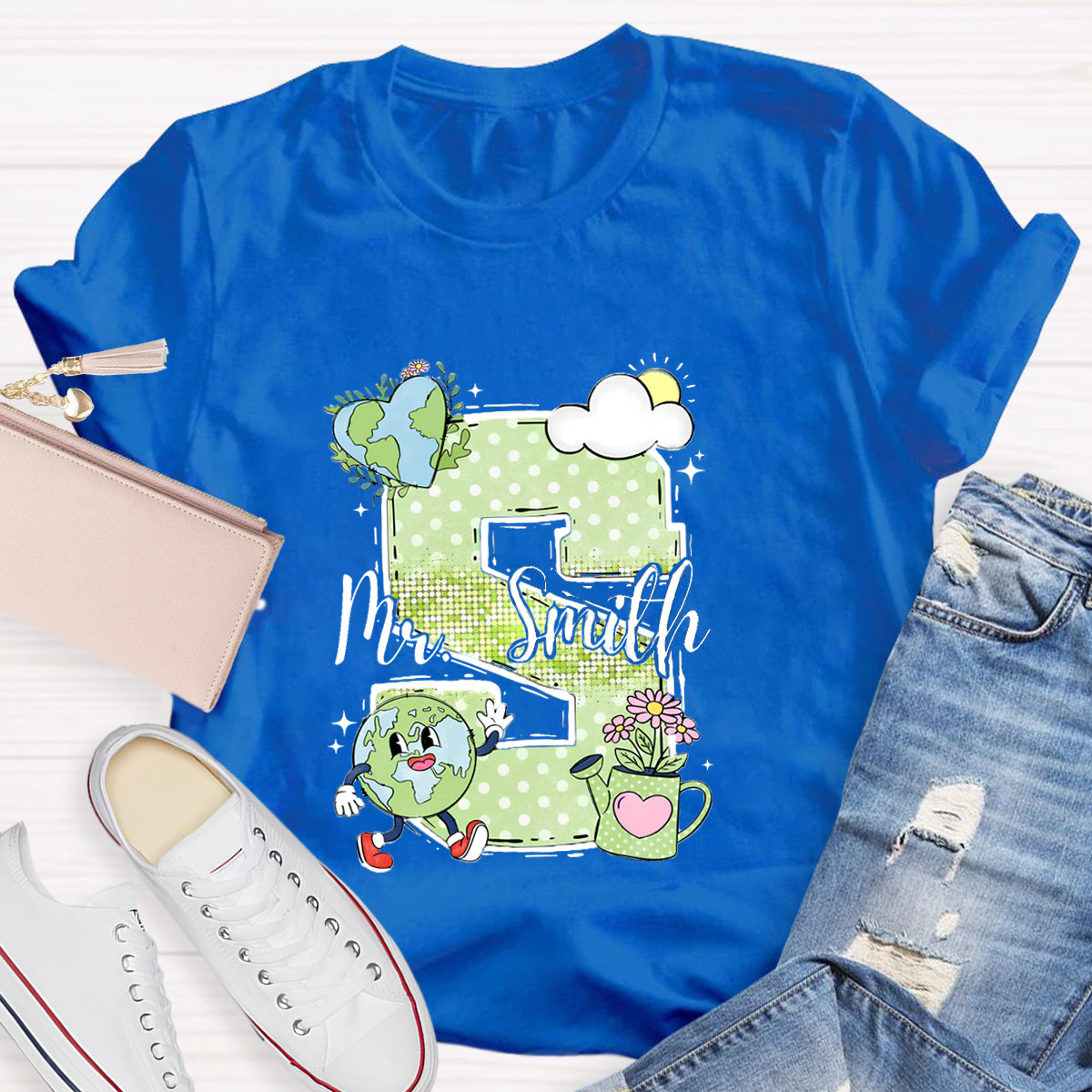 Personalized Name Earth Day T-Shirt