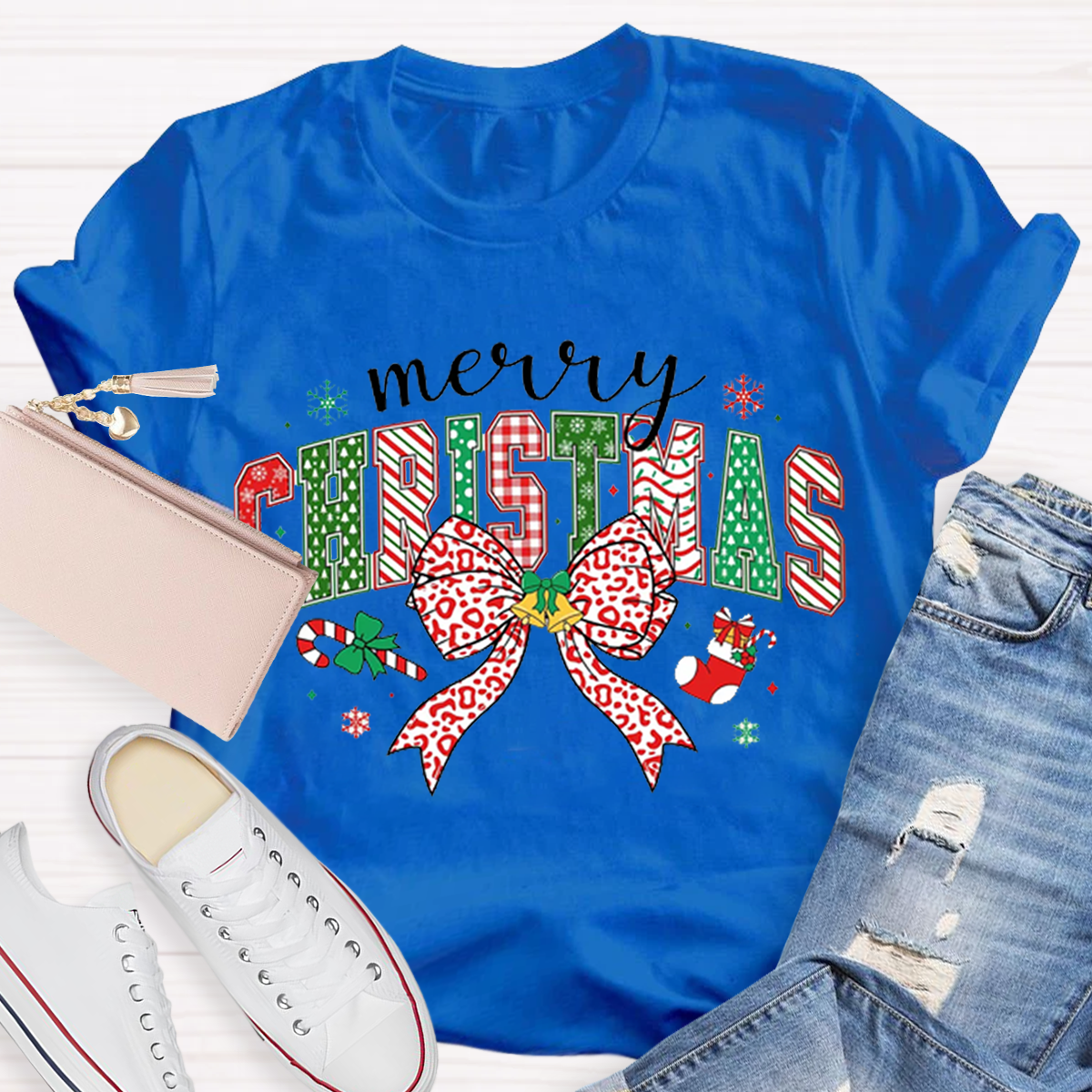 Cute Merry Christmas Teacher T-Shirt