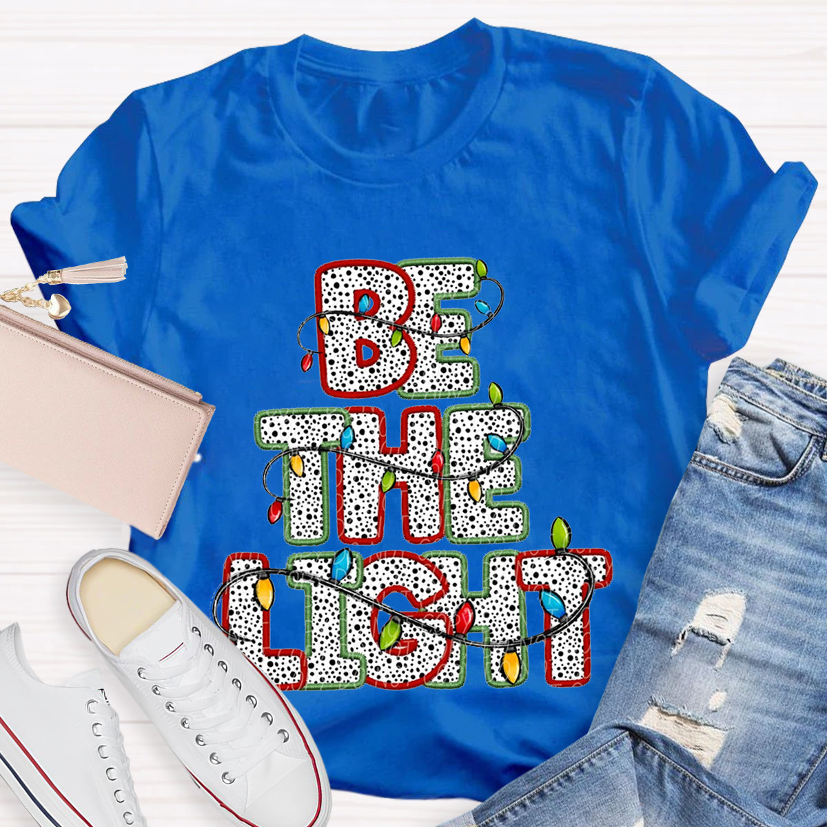 Be The Light Teacher T-shirt