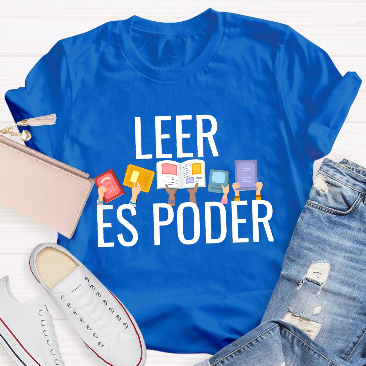 Leer Es Poder Spanish Teacher T-Shirt