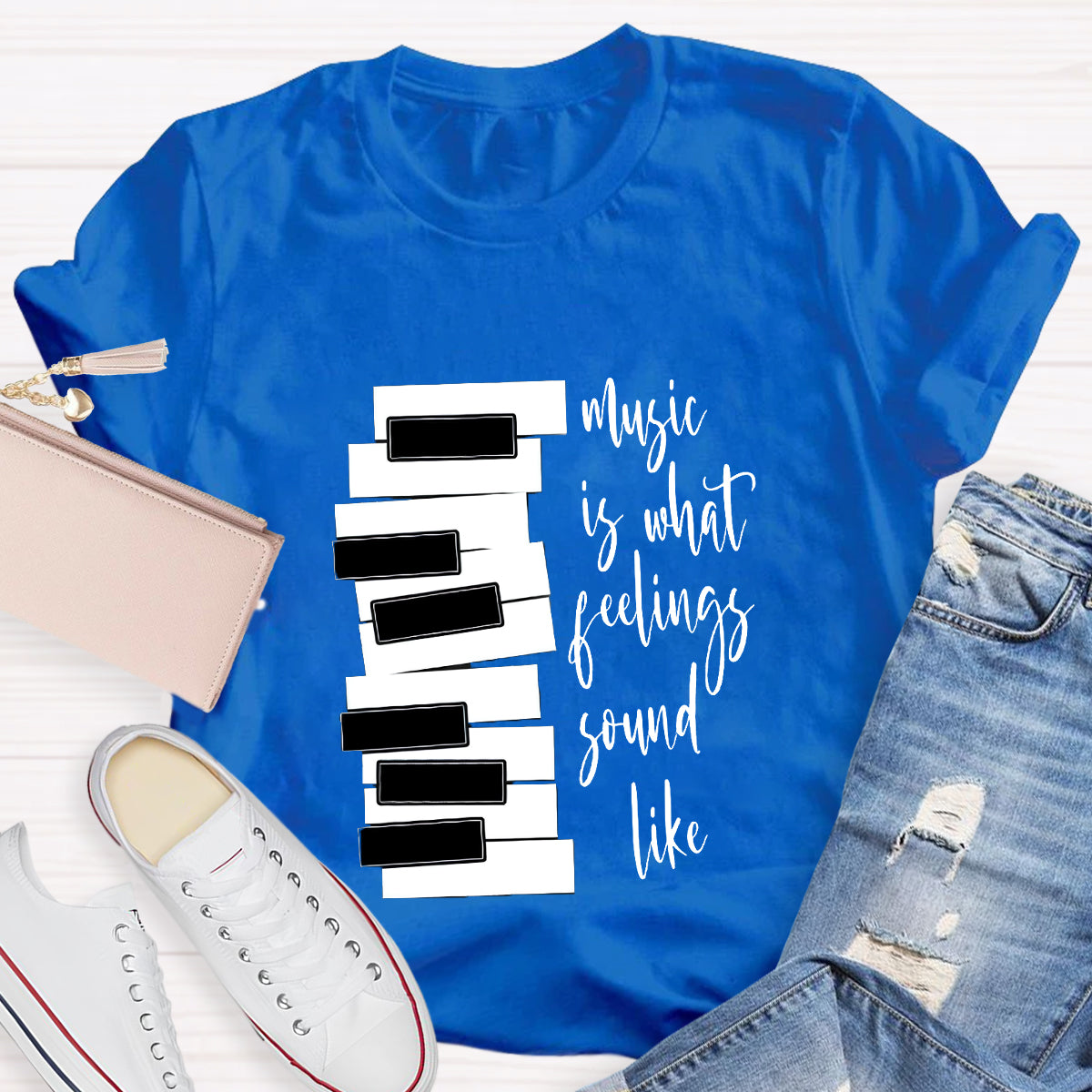 Music Is What Feelings Sound Like T-Shirt