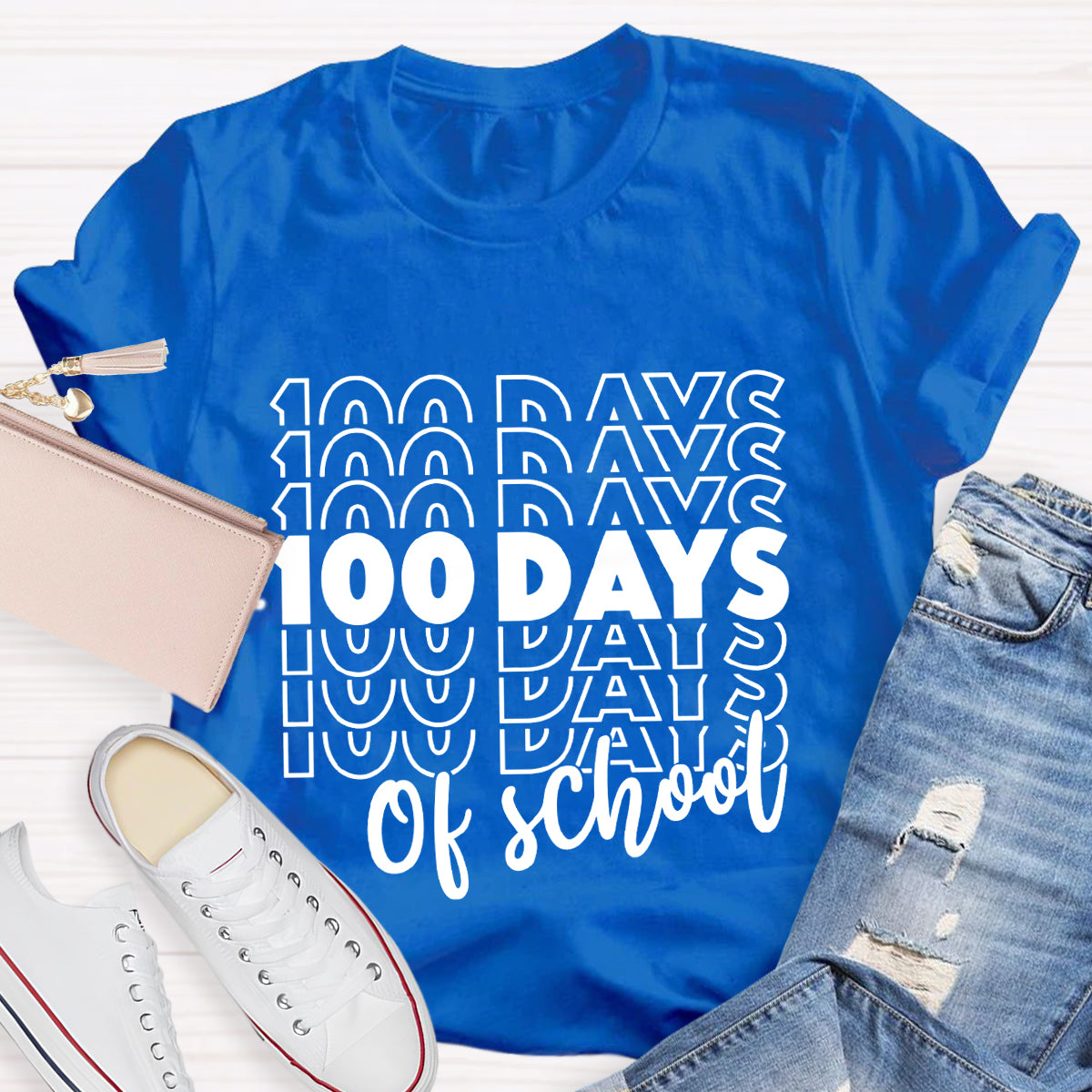 100 Days Of School Teacher T-Shirt