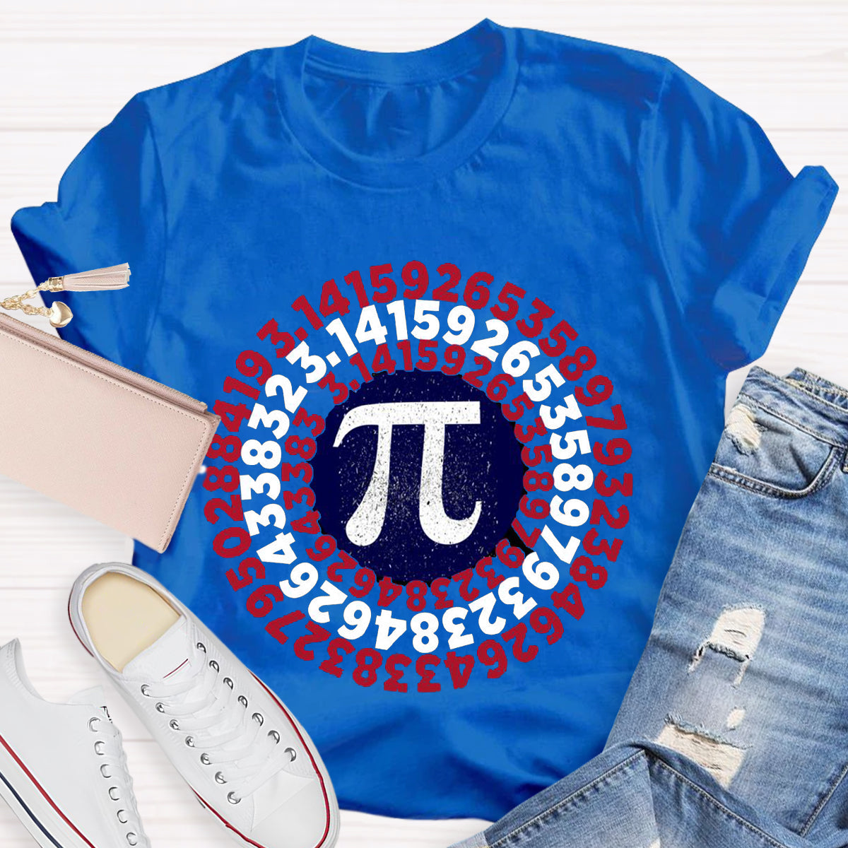 Pi Day Captain Shield T-Shirt