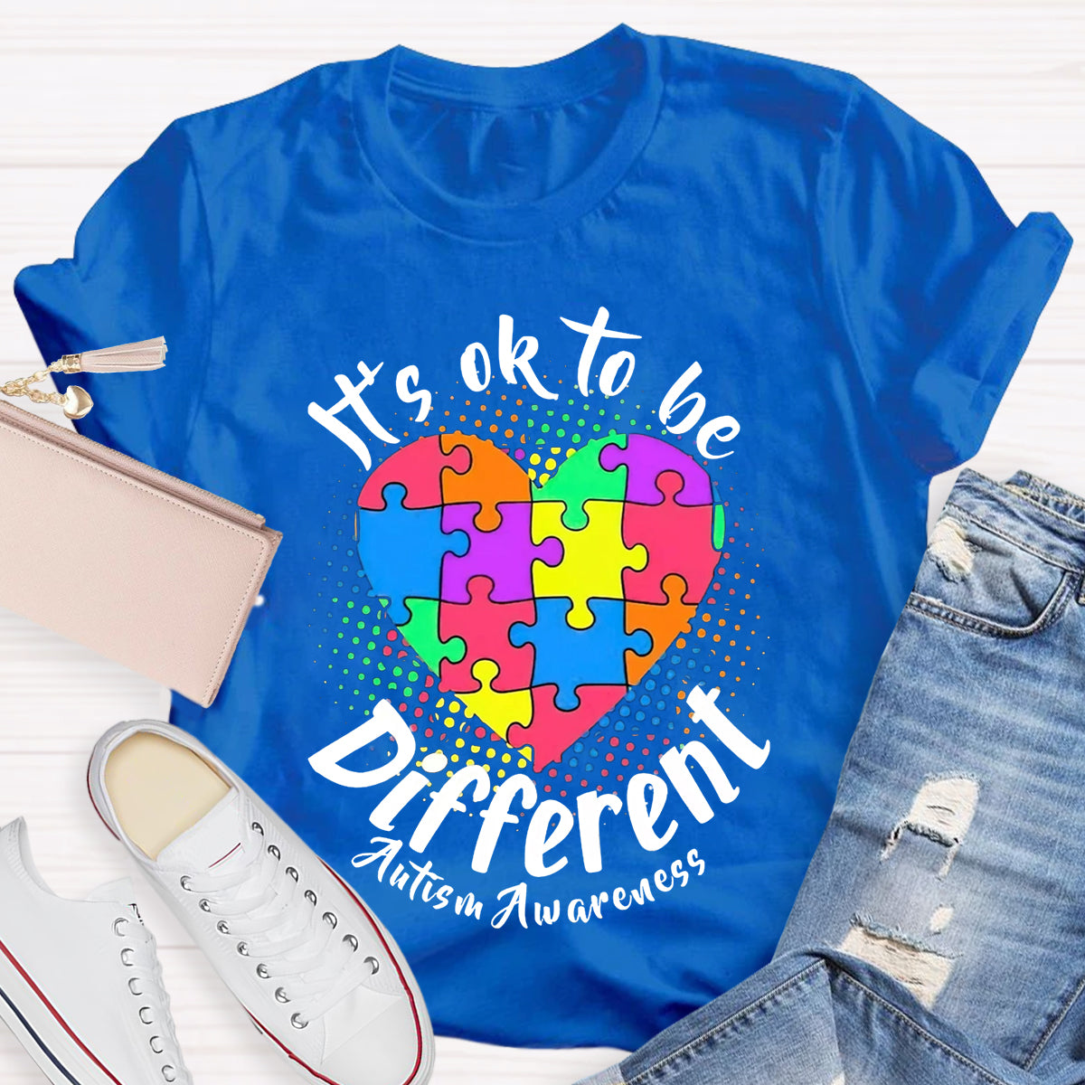 Autism It'S Ok To Be Different T-Shirt