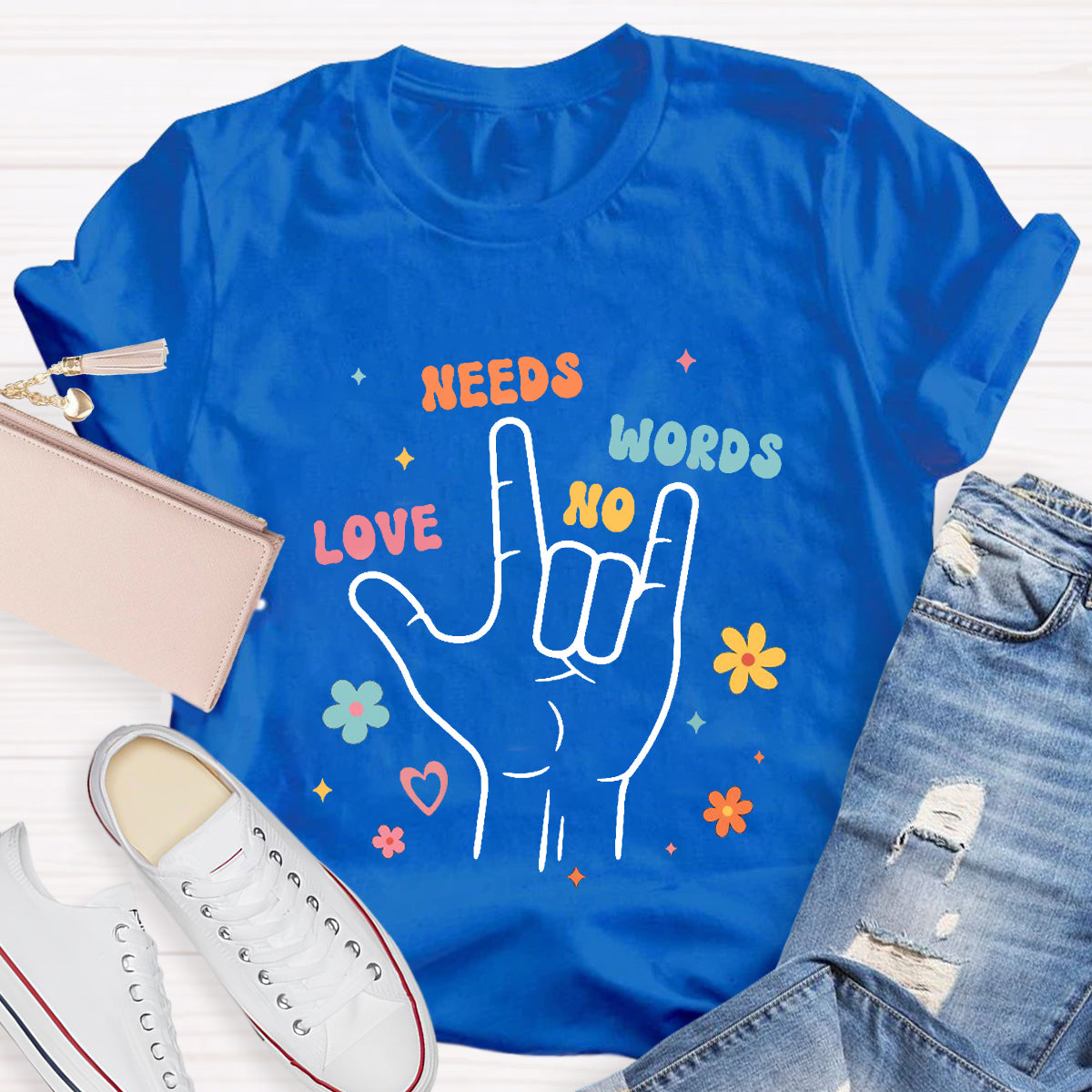 Love Need No Words Sign Language T-Shirt