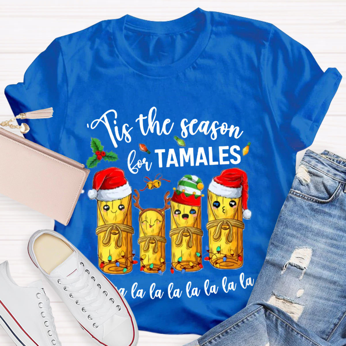 Tis The Season For Tamales Spanish Teacher T-Shirt