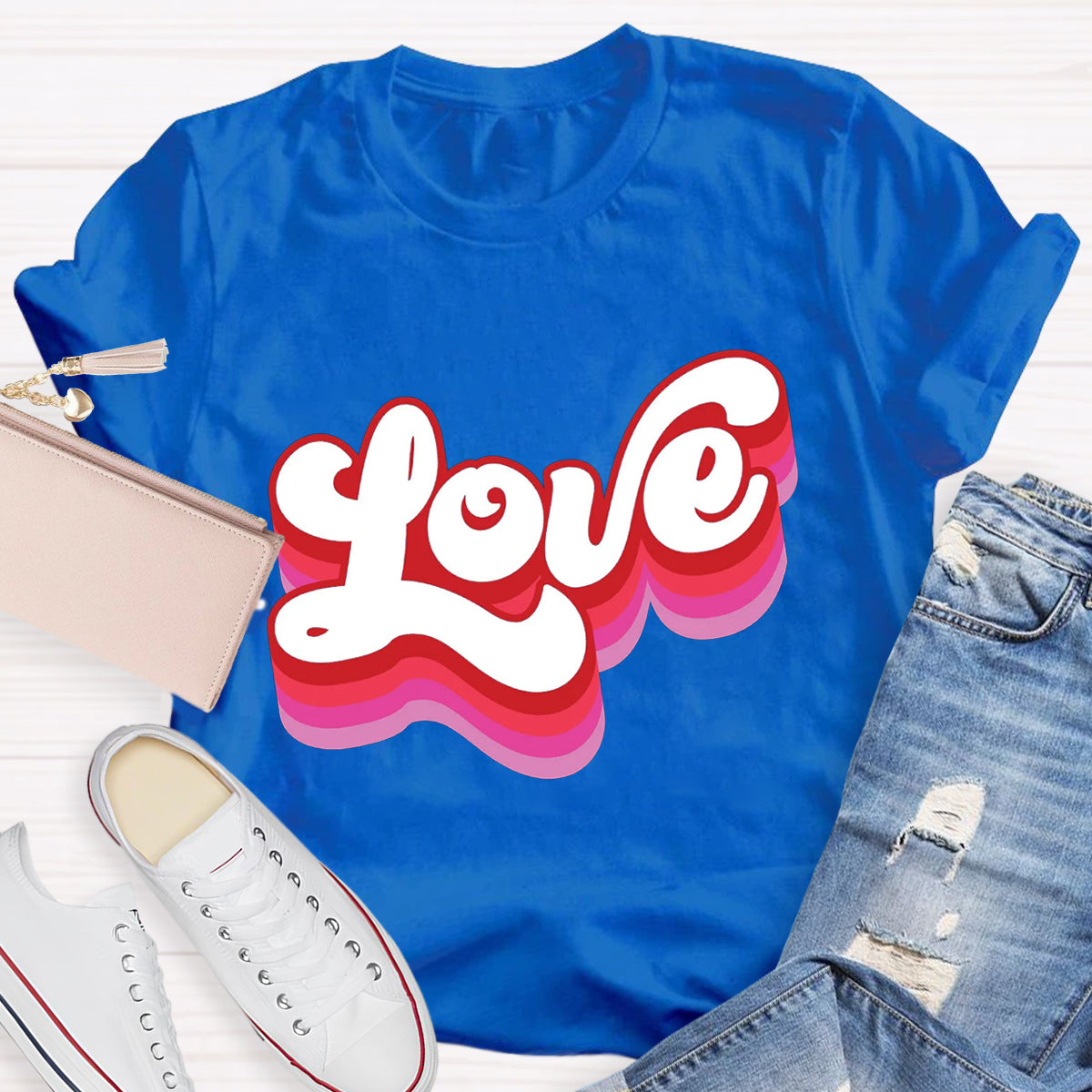 Retro Valentines Love T-Shirt