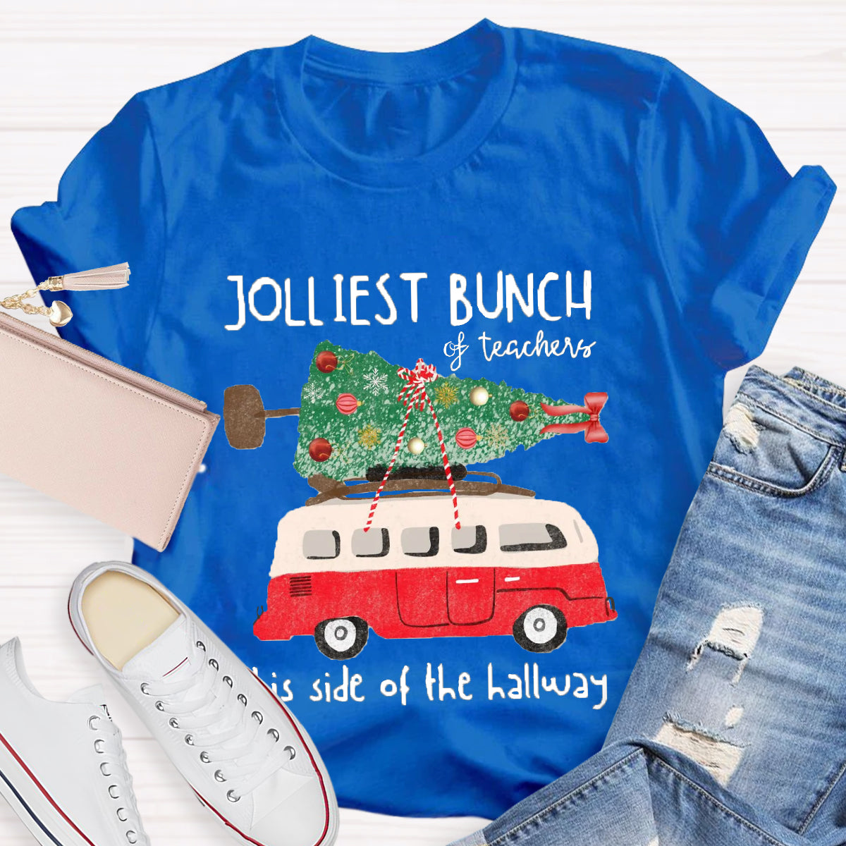 Jolliest Bunch Of Teachers This Side Of The Hallway  T-Shirt