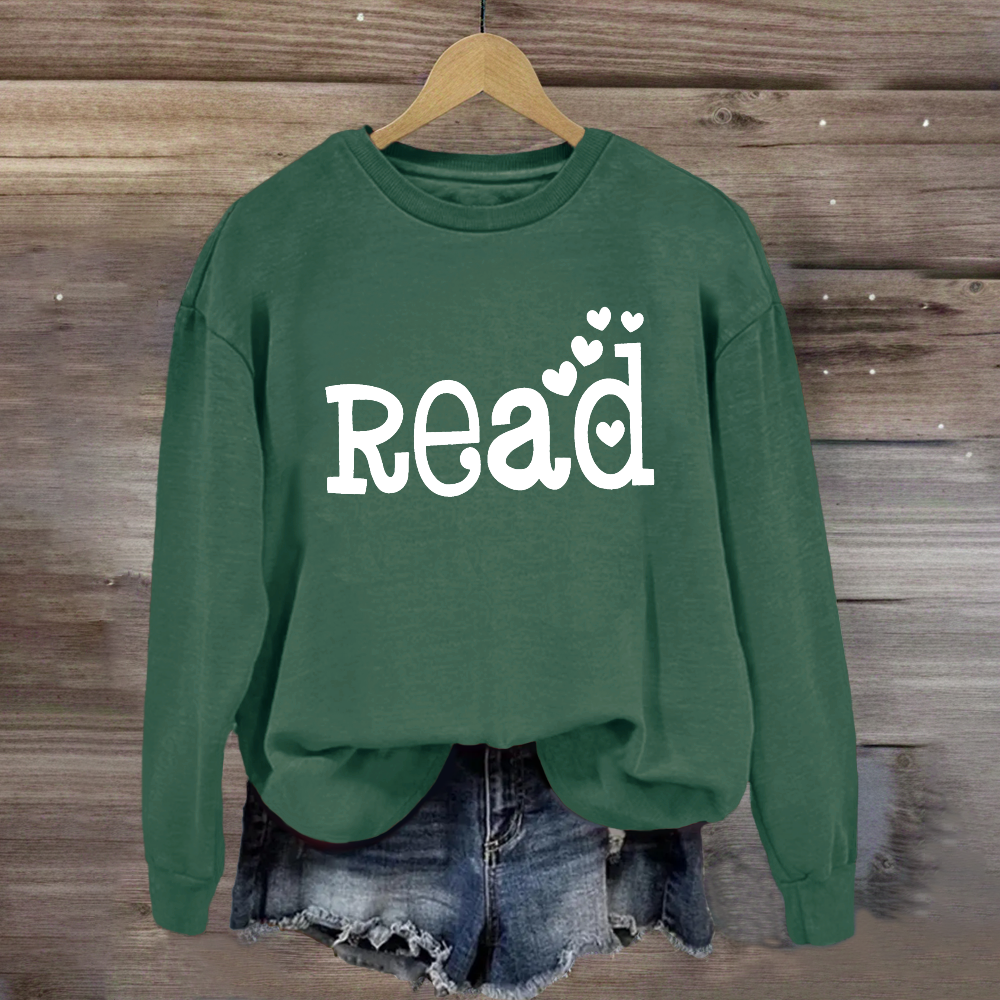 Read Lover Teacher Sweatshirt