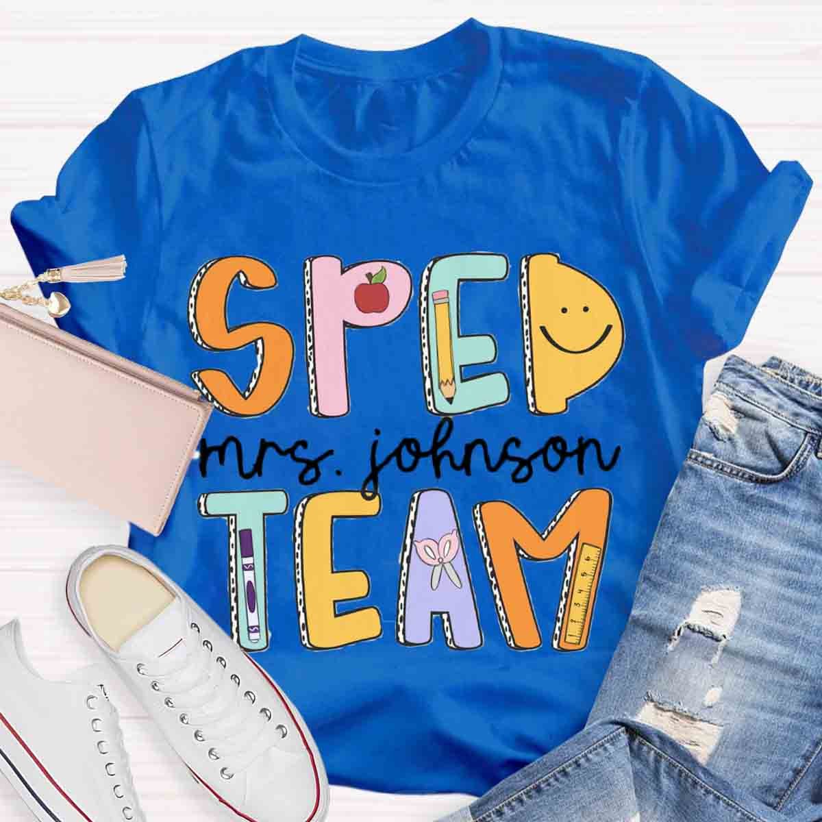 Personalized Name Special Education Teacher T-Shirt