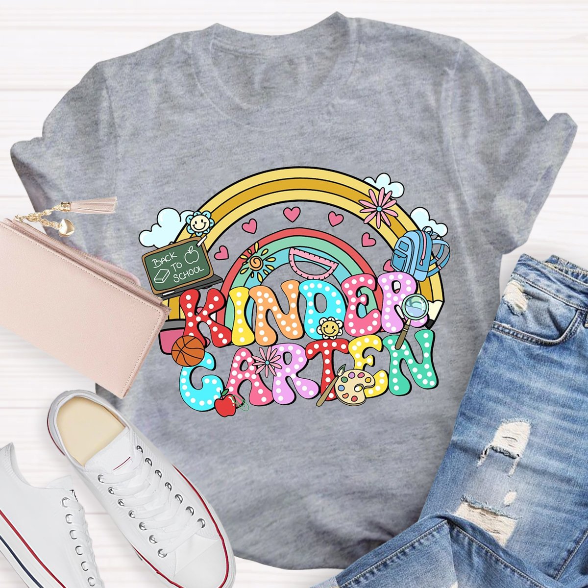 Back To School Kindergarten Teacher T-shirt