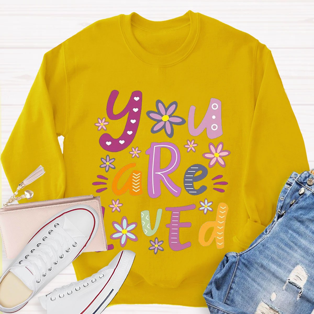 You Are Loved Teacher Sweatshirt