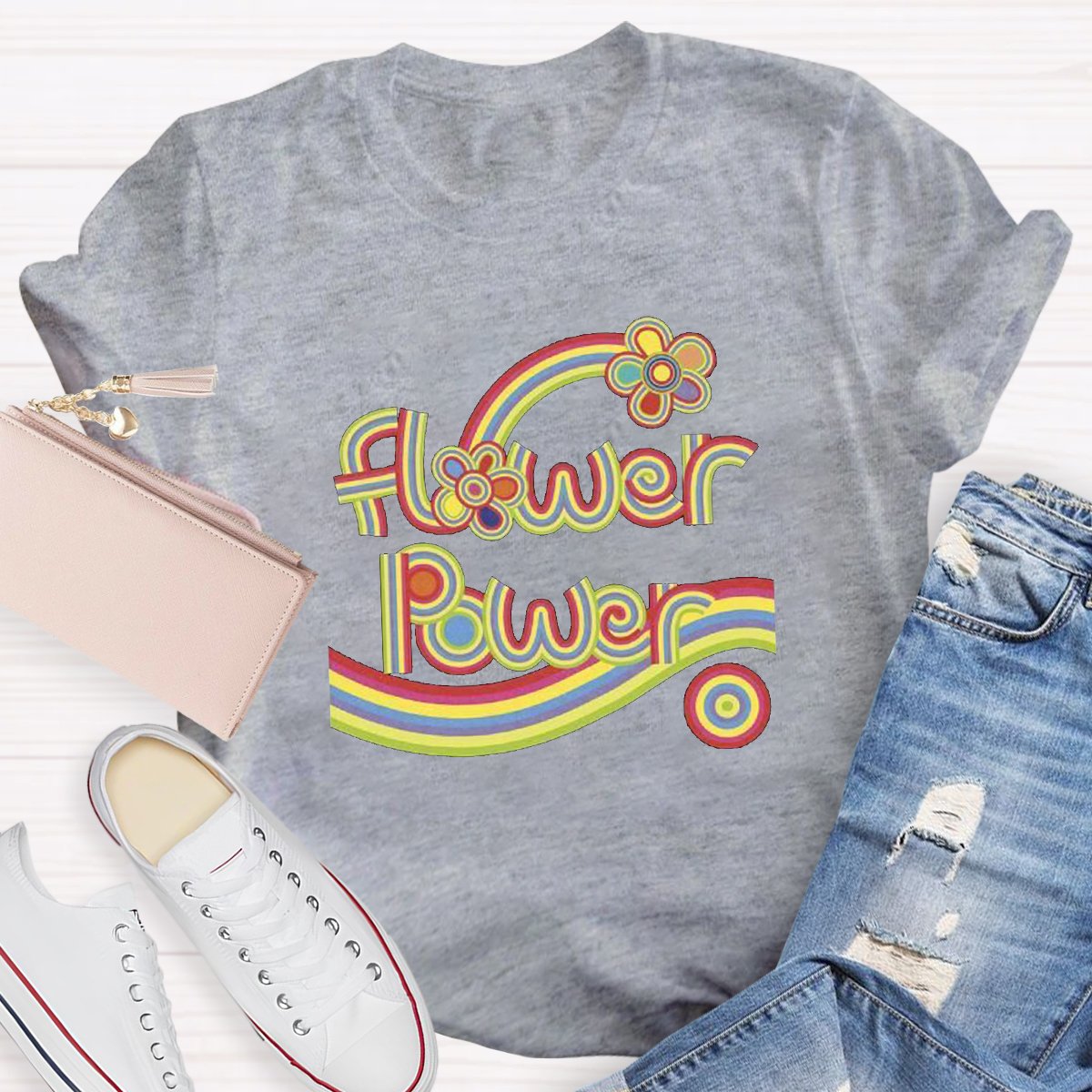 Flower Power Teacher Shirt