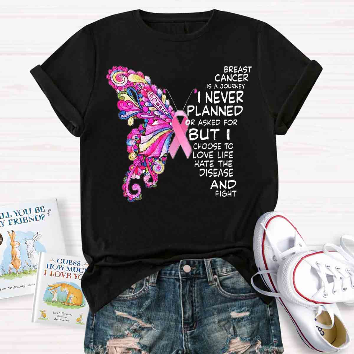 Breast Cancer Awareness Teacher T-Shirt