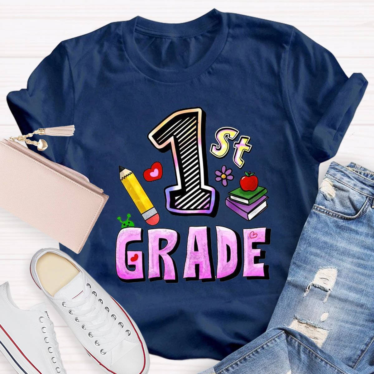 Personalized 1st Grade TeamTeacher Shirt