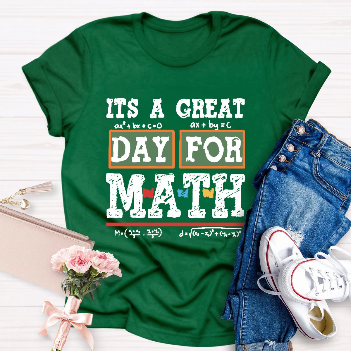 It's A Great Day For Math Teacher Shirt