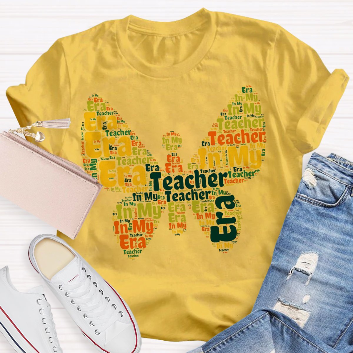 Butterfly Teacher Shirt