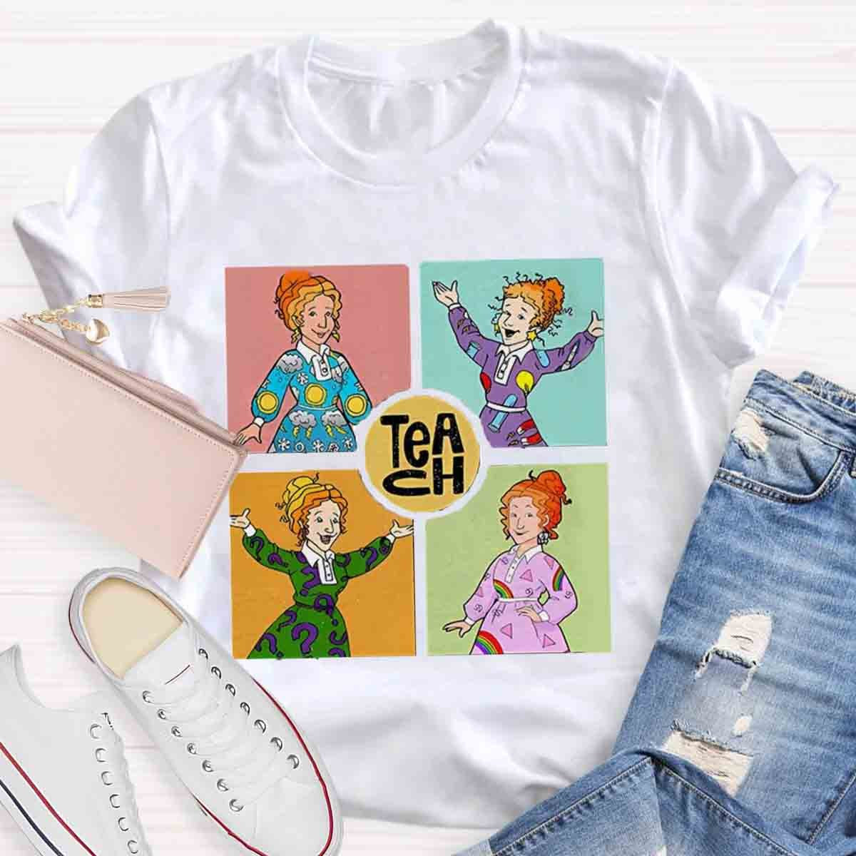 Teach Magic School Bus Teacher T-Shirt