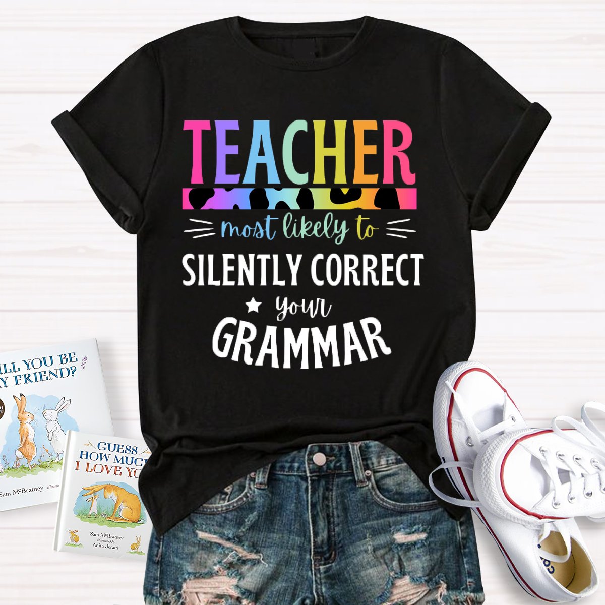 Personalized Text Teacher Group Most Likely To Shirt