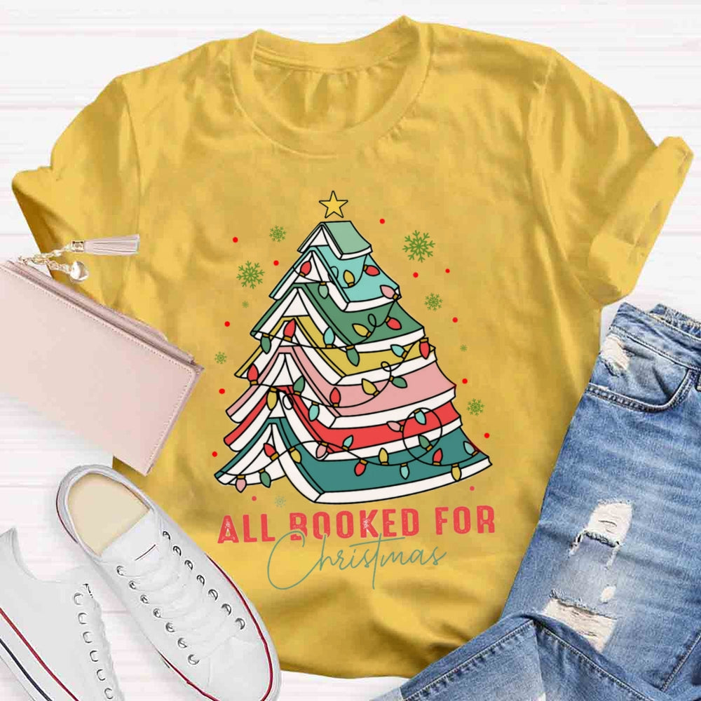 All Booked For Christmas T-shirt