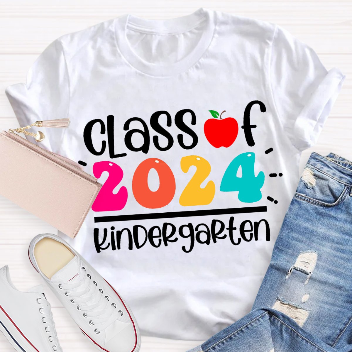 Personalized Grade Class Of 2024 Teacher T-Shirt