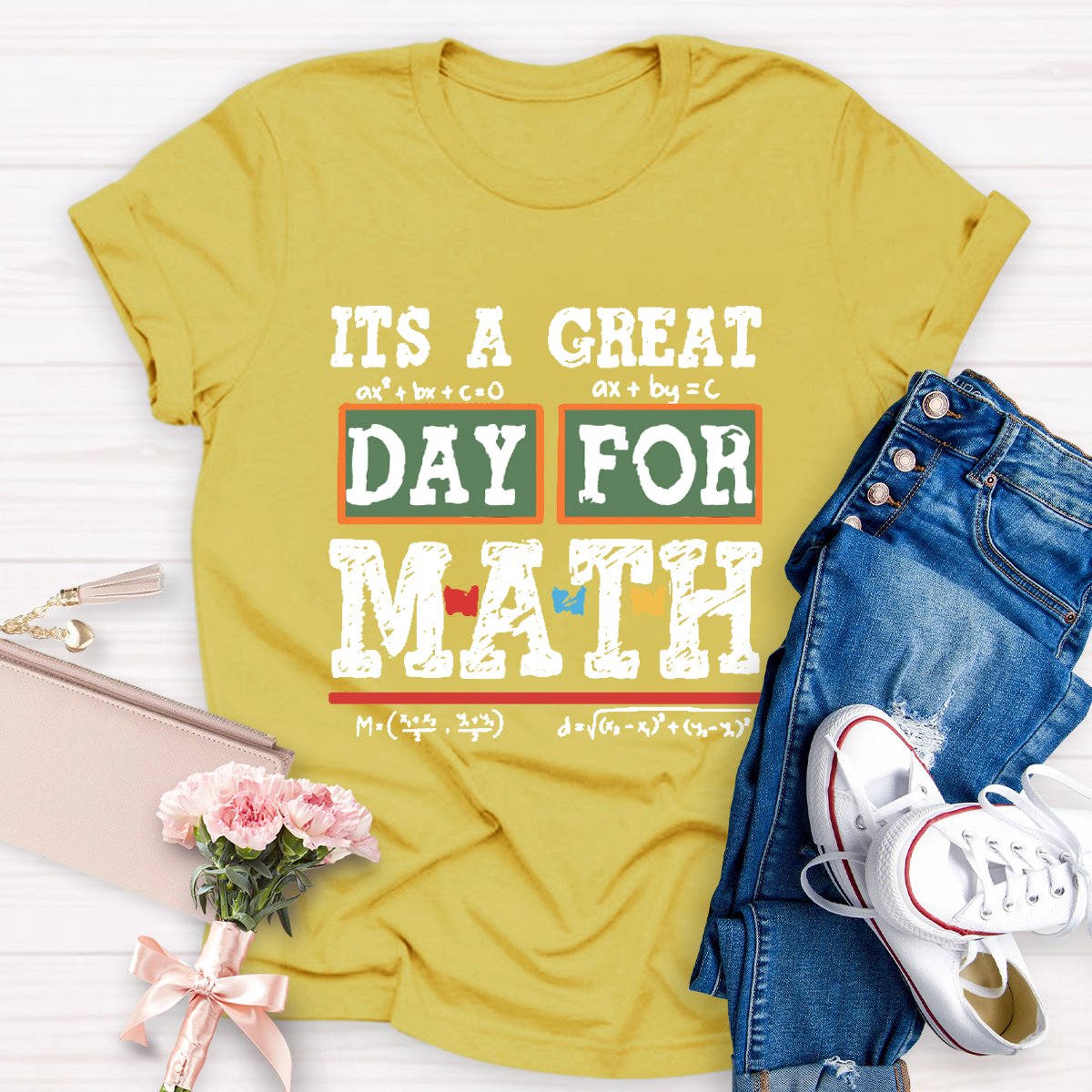 It's A Great Day For Math Teacher Shirt