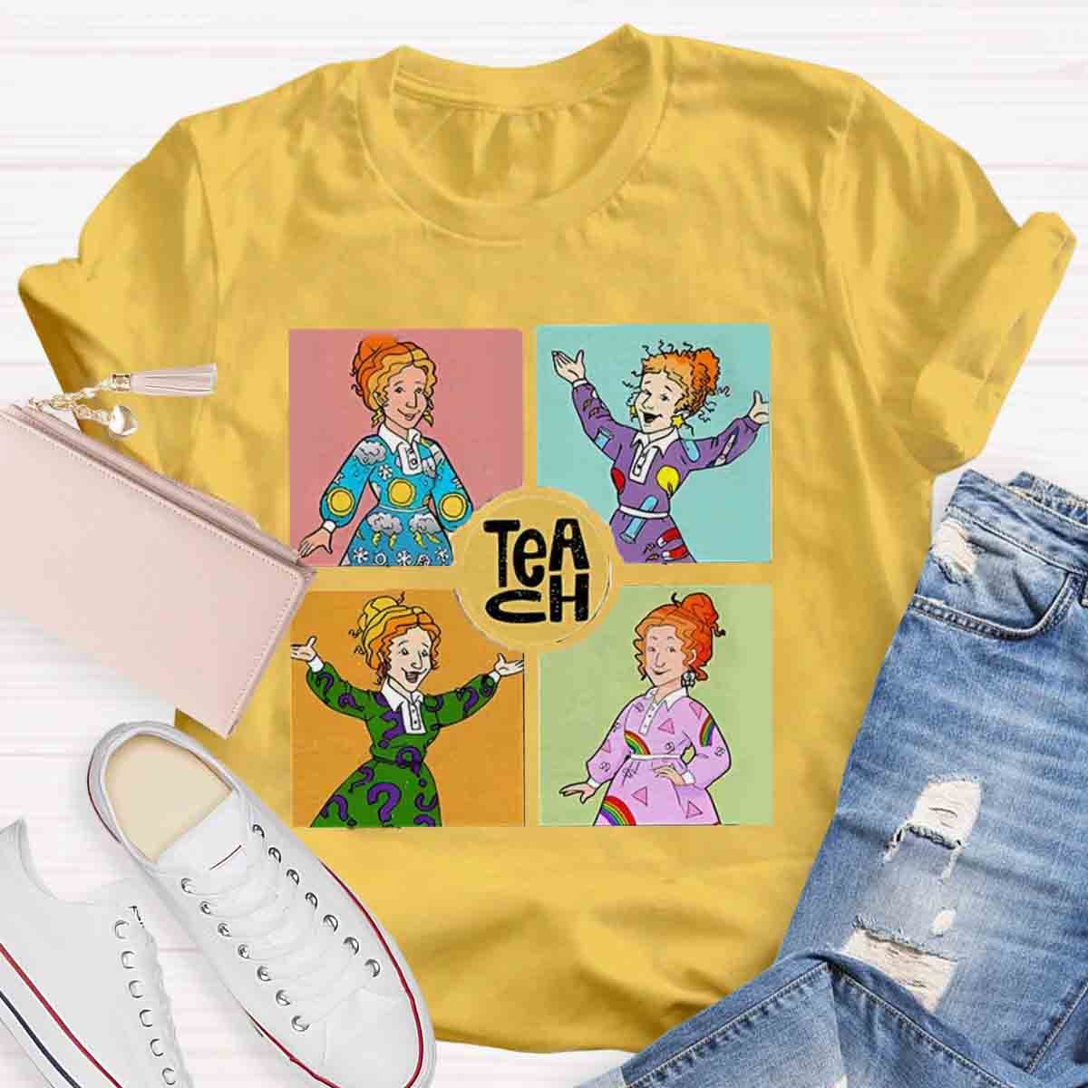 Teach Magic School Bus Teacher T-Shirt