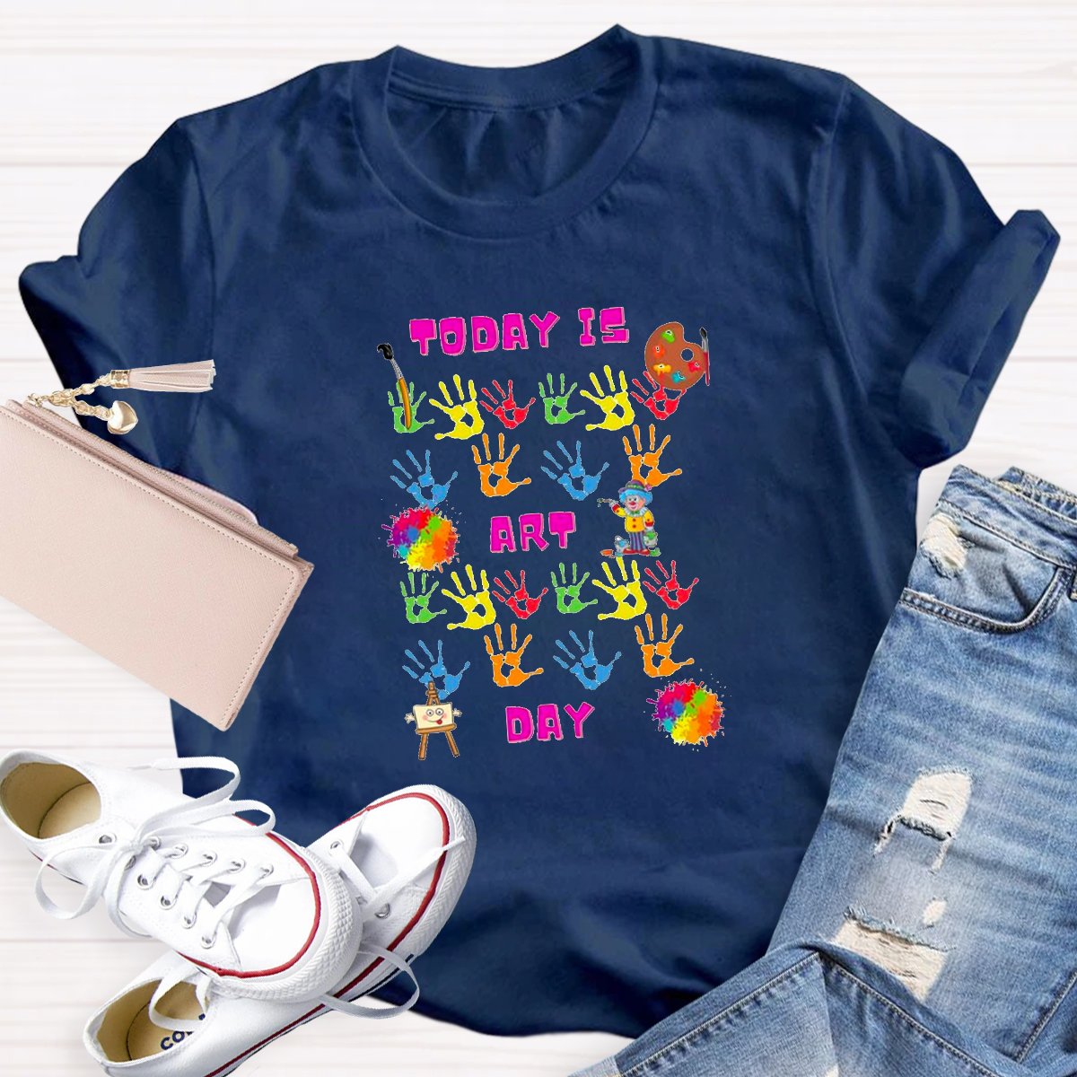 Today Is Art Day Teacher T-shirt