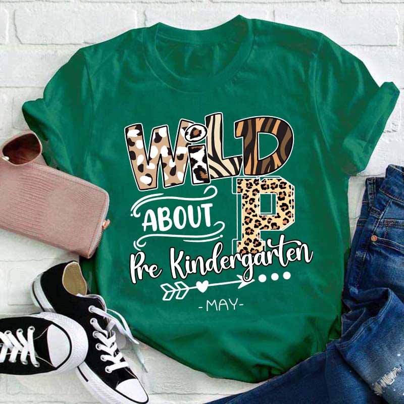 Personalized Wild About Teacher T-Shirt