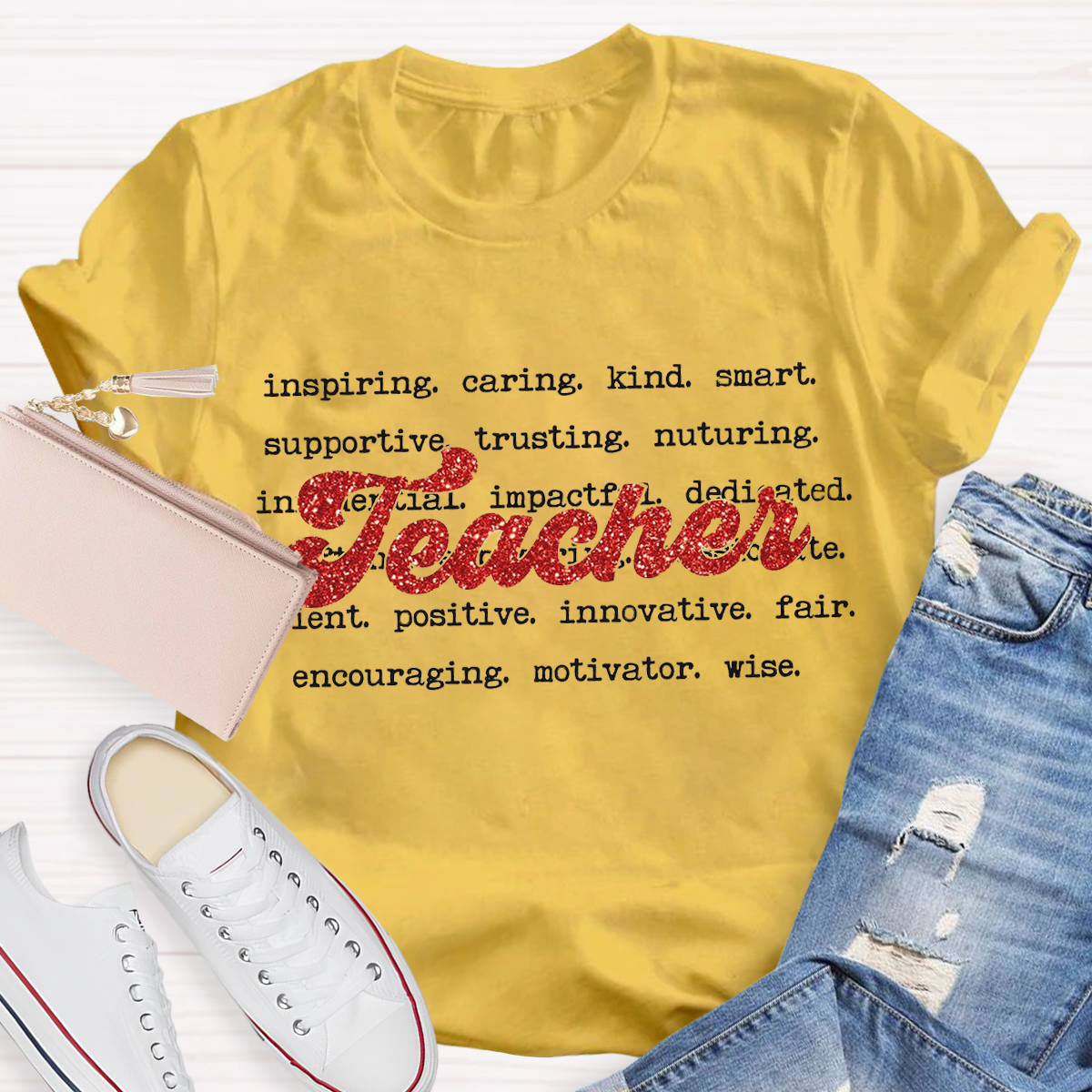 What Makes A Teacher Great Teacher T-Shirt